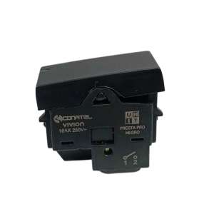 LINEA PRESTA PRO MODULO UNIPOLAR NEGRO CONATEL