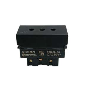 LINEA PRESTA PRO MODULO TOMA MODULAR NEGRO CONATEL