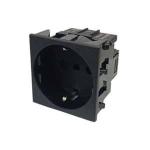 LINEA PRESTA PRO MODULO SCHUKO NEGRO CONATEL