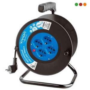 ENROLLADOR CONTACTUM 3X1mm 4 SCHUKO 30 mts