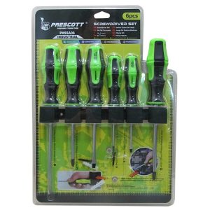 DESTORNILLADOR JUEGO X 6 PIEZAS           PRESCOTT